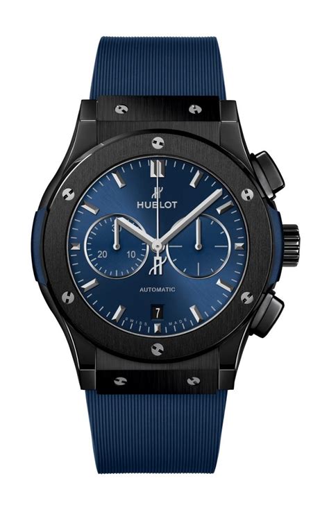 blue ceramic hublot|hublot classic fusion blue.